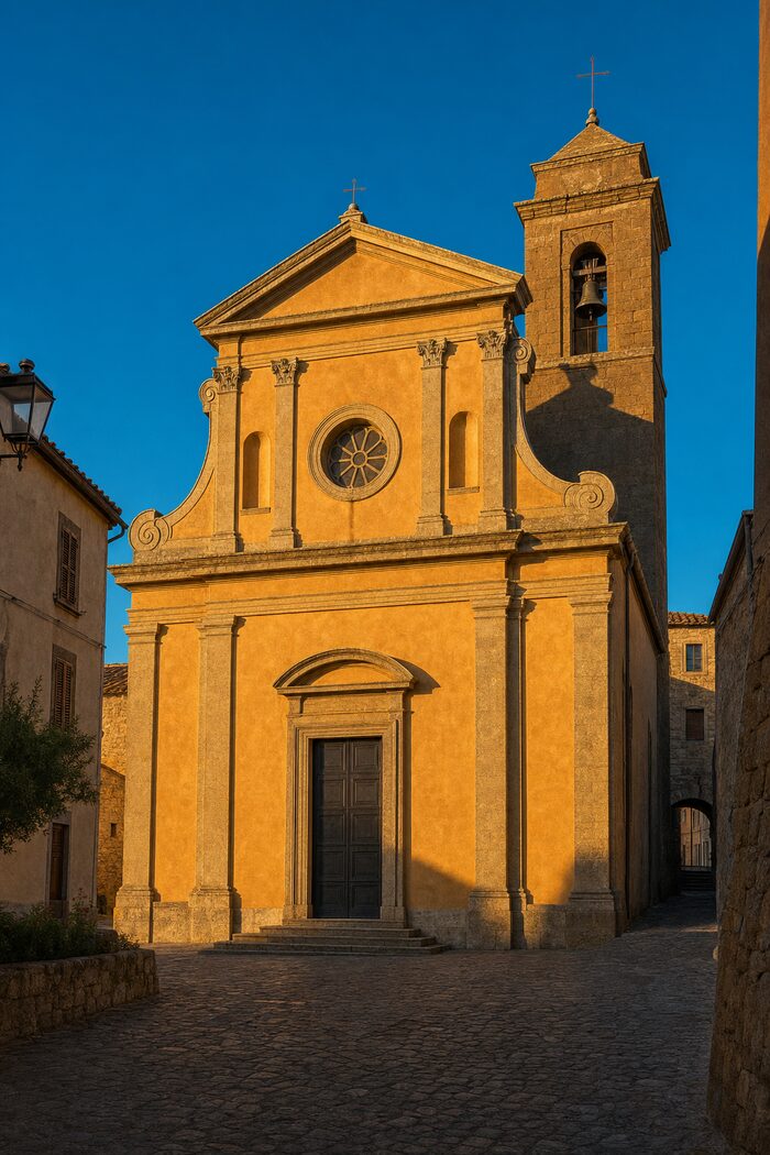 La Collegiata di Santa Maria Maddalena, chiesa barocca del borgo