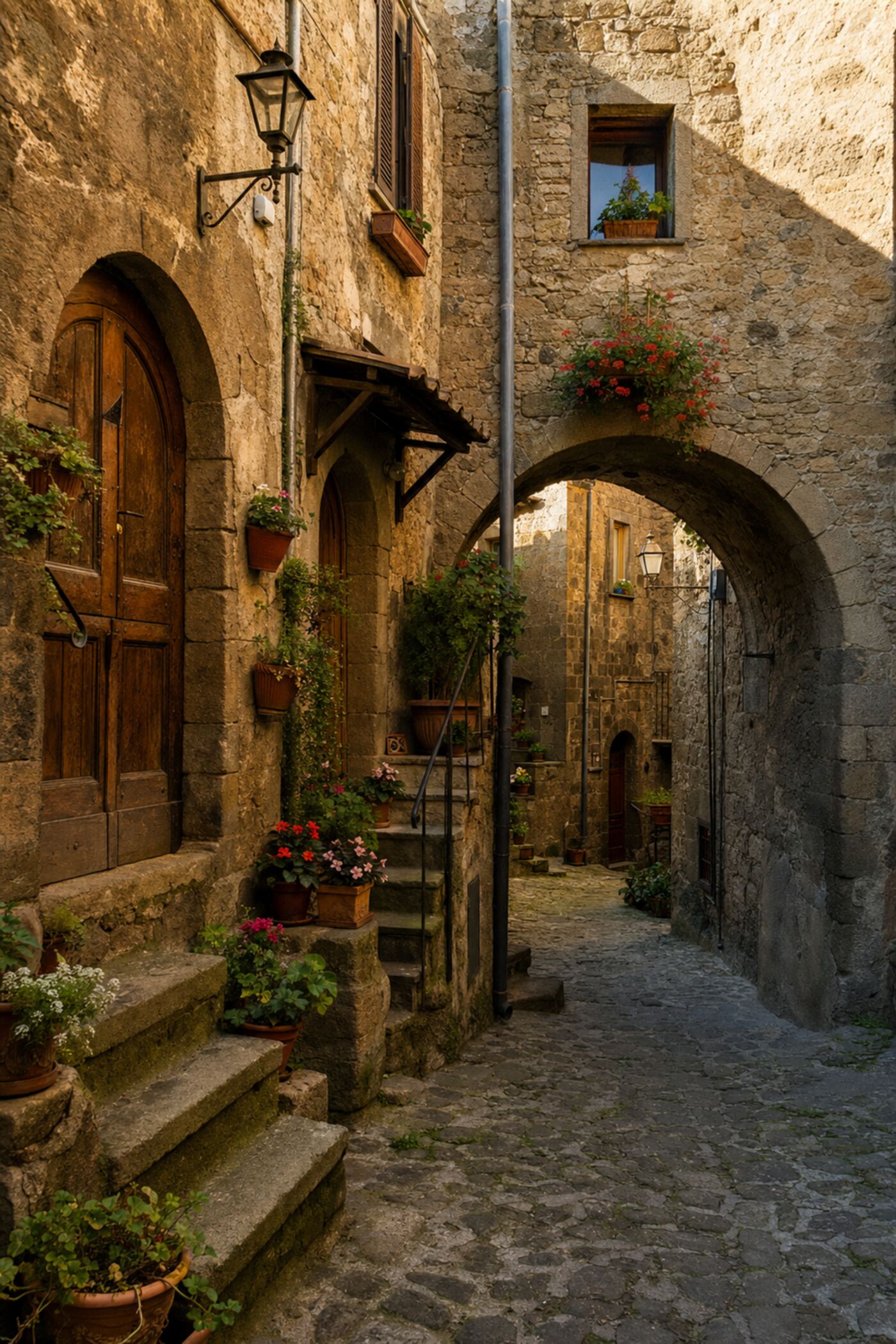 Vicoli e scorci del borgo medievale