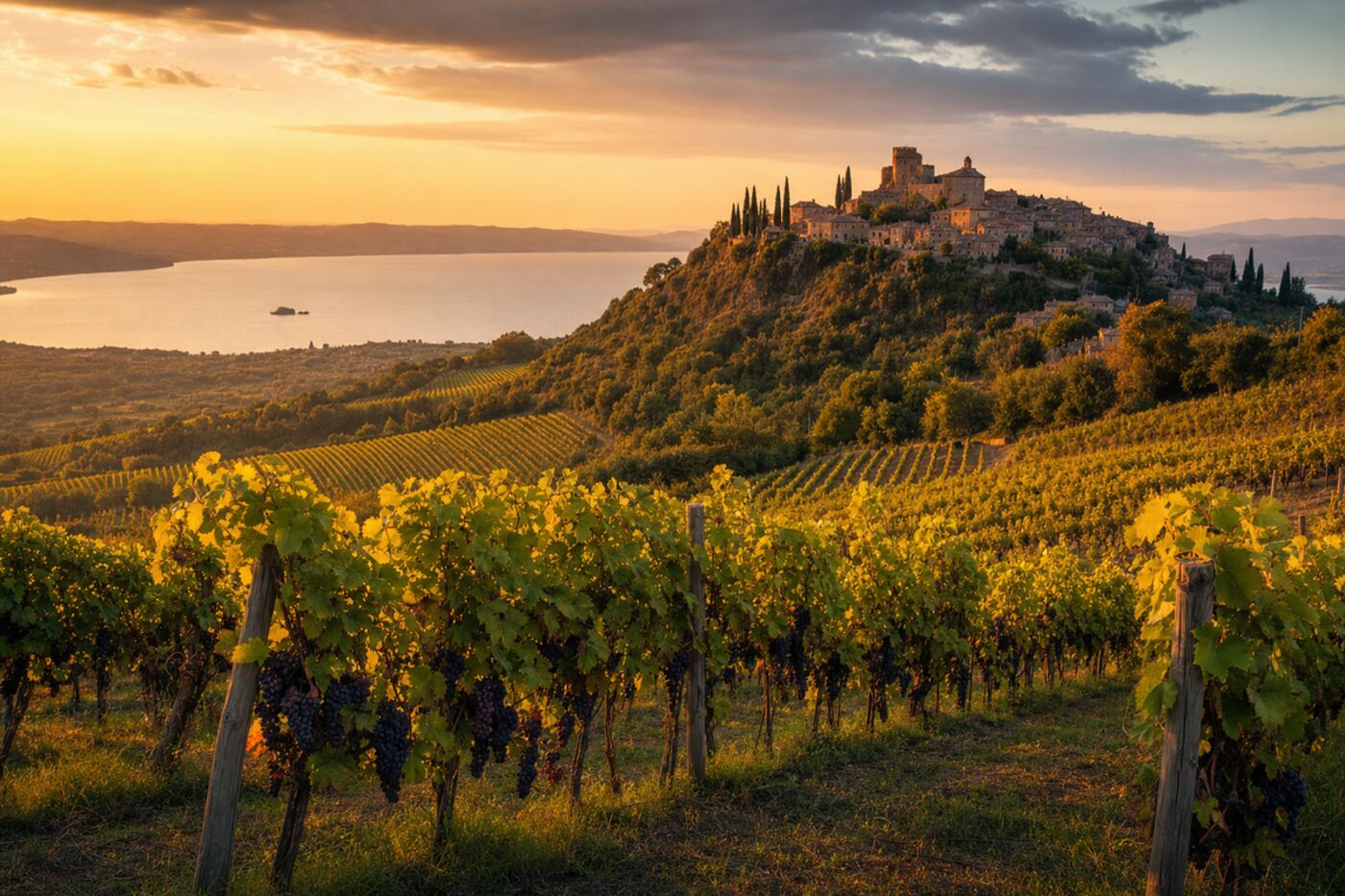 I vigneti dell’Aleatico di Gradoli